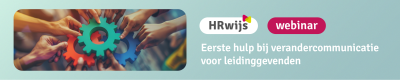 Webinar eerste hulp bij verandercommunicatie voor leidinggevenden