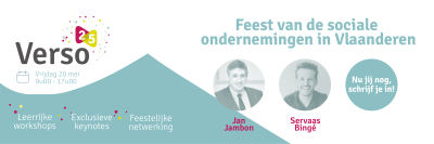 Feest van de sociale ondernemingen in Vlaanderen